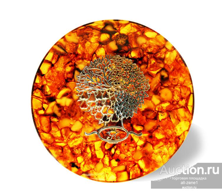 Сувенир из янтаря ПАННО ВРЕМЕНА ГОДА 048.Br-152