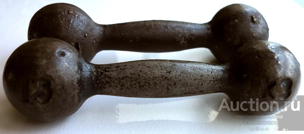 Гантели, 2 шт. по 1,5 кг ( СССР ) — покупайте на Auction.ru по выгодной ...