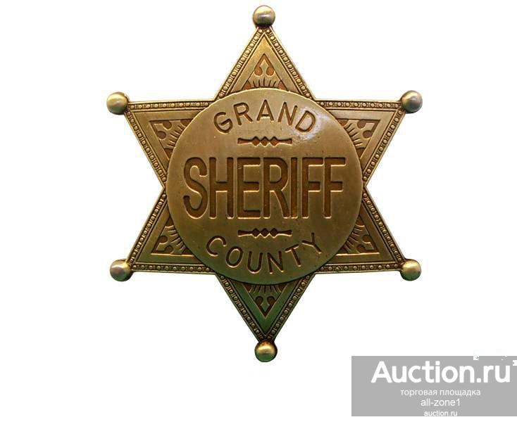 Значок ОКРУЖНОГО ШЕРИФА DE-113-L
