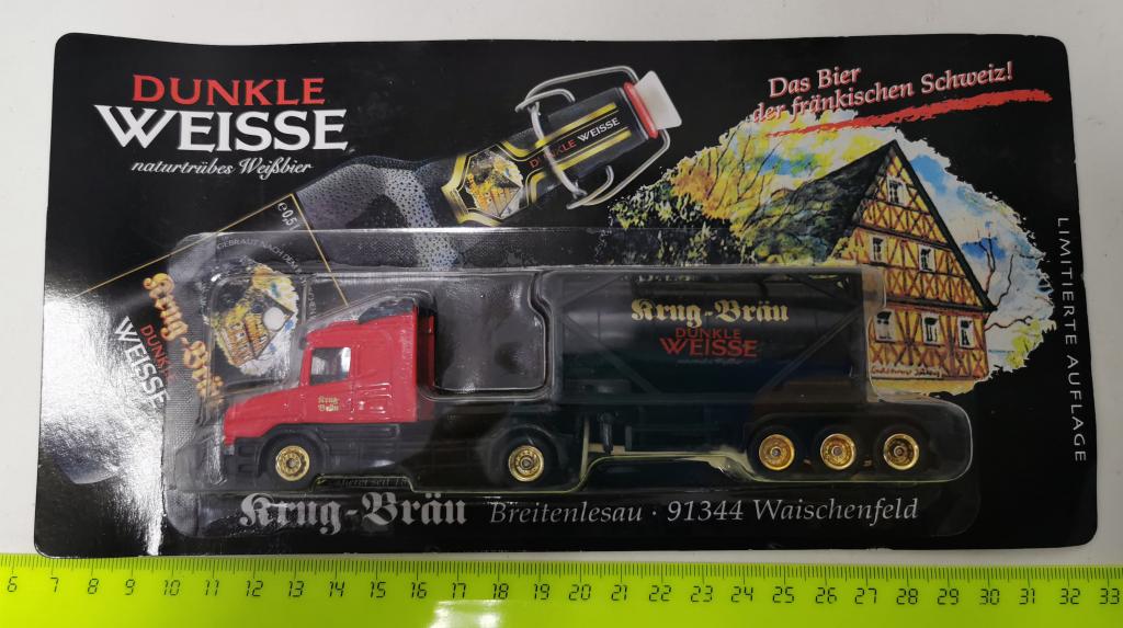 модель фура грузовик Scania Скания реклама пиво Krug Brau Круг Брой Германия