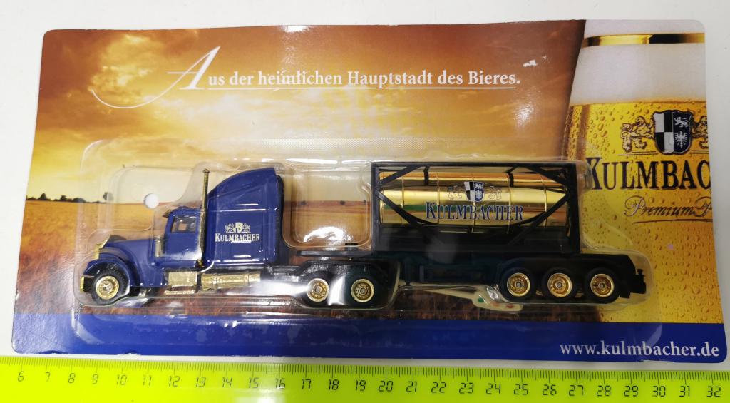 модель фура грузовик американец реклама пиво Kulmbacher Кульмбахер Германия бочка
