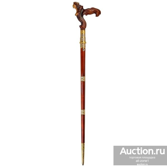 Трость подарочная СИРЕНА. Златоуст AZS011ТП62