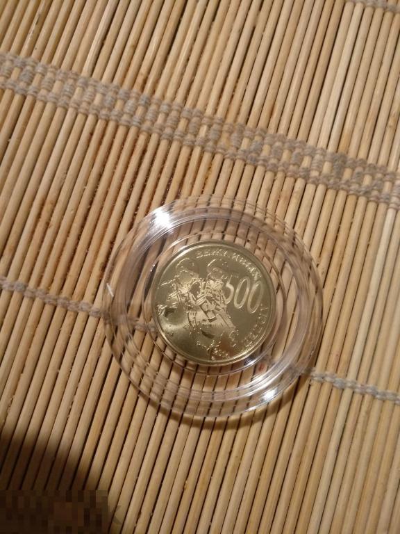 500 ВЕЖЛИВЫХ ЛЮДЕЙ КРЫМ СИМВОЛИЧЕСКИЙ ЖЕТОН ММД ЛАТУНЬ РЕДКОСТЬ