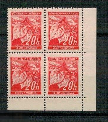1939 4м Богемия-Моравия,Рейх Ветвь 20h  чист Сцепка 