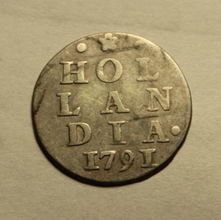 НИДЕРЛАНДЫ 2 СТЮВЕРА 1791 года.  СЕРЕБРО. НЕ ЧАСТЫЙ. ХОРОШИЙ СОХРАН! ОРИГИНАЛ.
