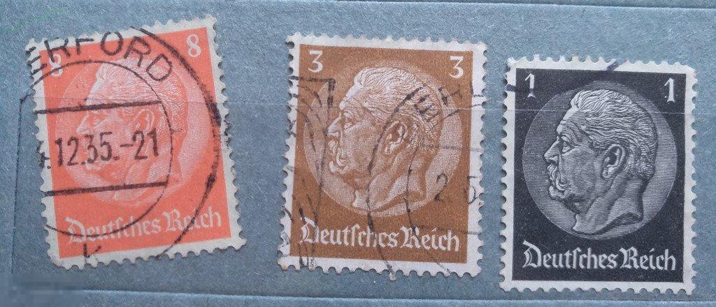 1932. Рейх. Гинденбург. Персоналии. Гаш. Лот 211 