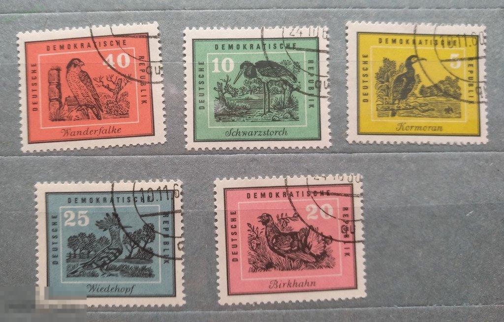 1959 ГДР Фауна Птицы Лот 148 Гаш 