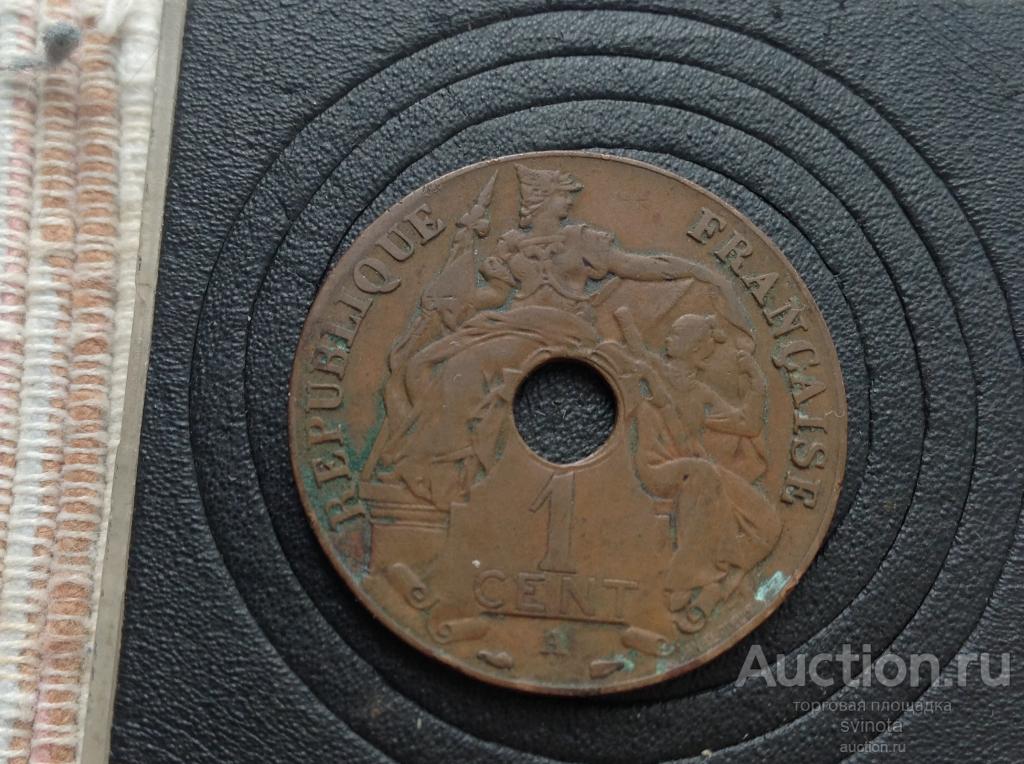 1 цент 1937 А Французский Индокитай