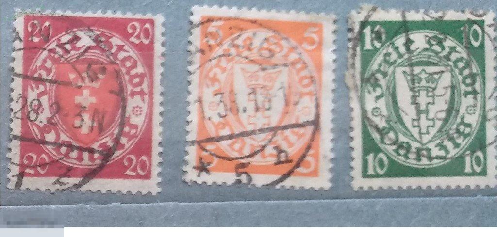 1925 Германия Рейх Данциг Лот 175 Гаш 