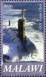 Малави 2010 - атомные подводные лодки Astute class (Великобритания)