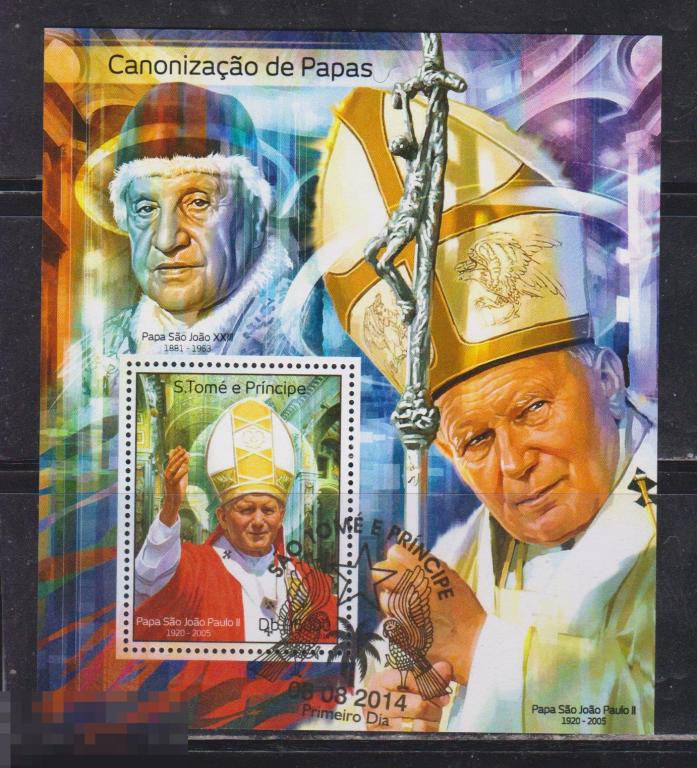 Сен-Томе 2014 Персоналии Иоанн Павел2 религия архитектура 