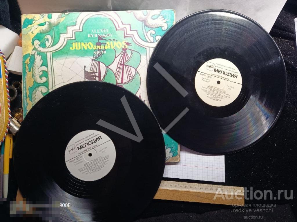 - Пластинка Винил Юнона и Авось - Рыбников/ 4 LP Vinil СССР КВ№5 