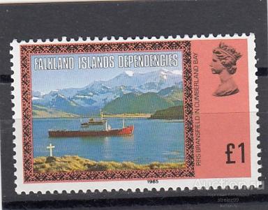 FALKLAND ISLANDS  ФОЛКЛЕНДЫ  Корабли  № 91  1985  Cост.** MNH