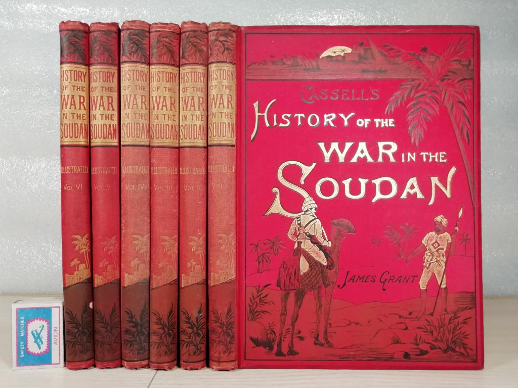 1890 год. История войны в Судане. Джеймс Грант. 26х19см, 5кг, 6/6