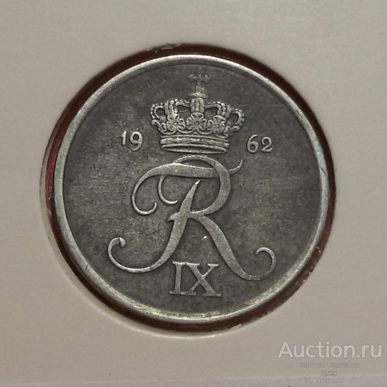 2 эре 1962 Дания (холдер)