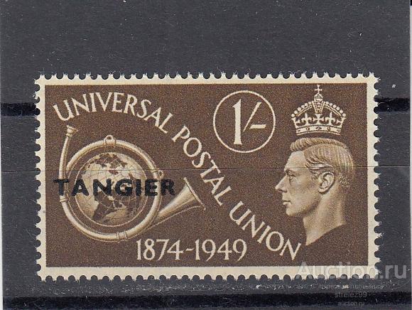 TANGIER  ТАНЖЕР  Король Георг VI   Надпечатка  № 49 1949  Сост** MNH