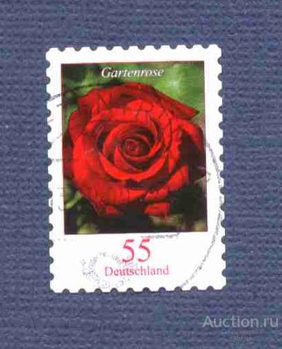 Германия   гашеная   флора    №  3874