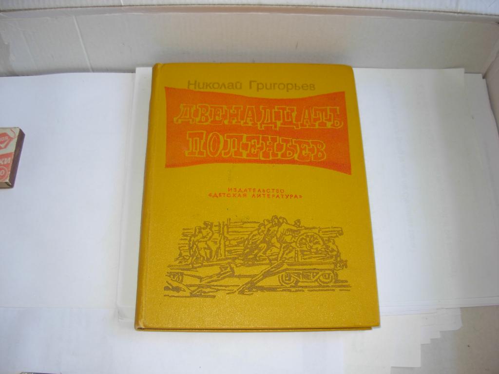 Книга ДВЕНАДЦАТЬ ПОЛЕНЬЕВ, Николай Григорьев, Издательство " Детская литература " Ленинград 1978 год