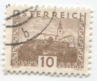 1932 Австрия СТандарт Замок.гаш