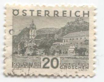 1932 Австрия СТандарт город Дунштейн.гаш