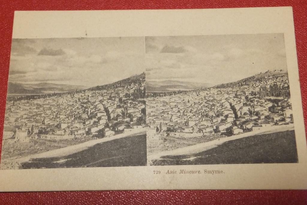 Стерео Фото Открытка Малая Азия Смирна, до 1914 г. Carte Postale