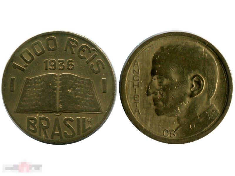 1000 рейс Бразилии 1936 г. 