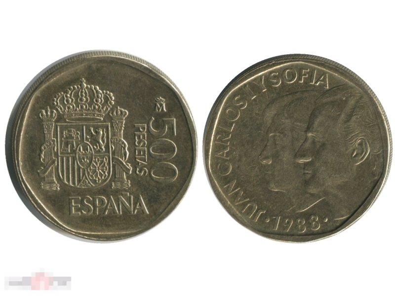 500 песет Испании 1988 г. 