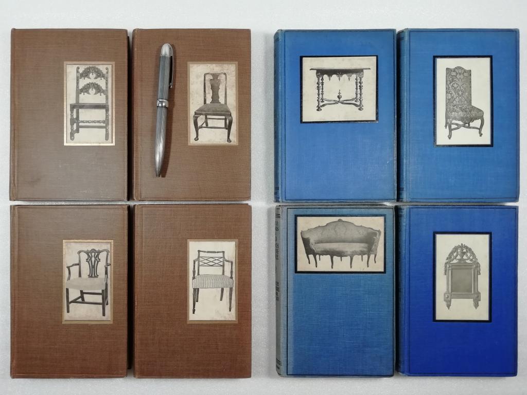 1912 год. Старинная английская мебель + Старинная французская мебель. 19х13см, 8/8