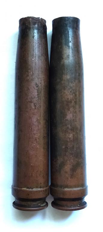 гильзы  крупнокалиберные 20x138B Rheinmetall-Solothurn 1937 г. -Рейх  2 шт.