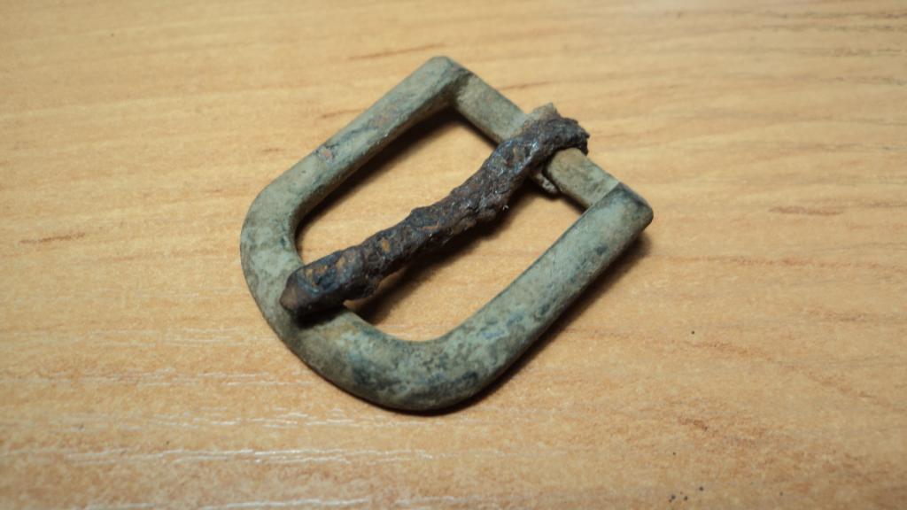 Пряжка старинная от ремня Бронза