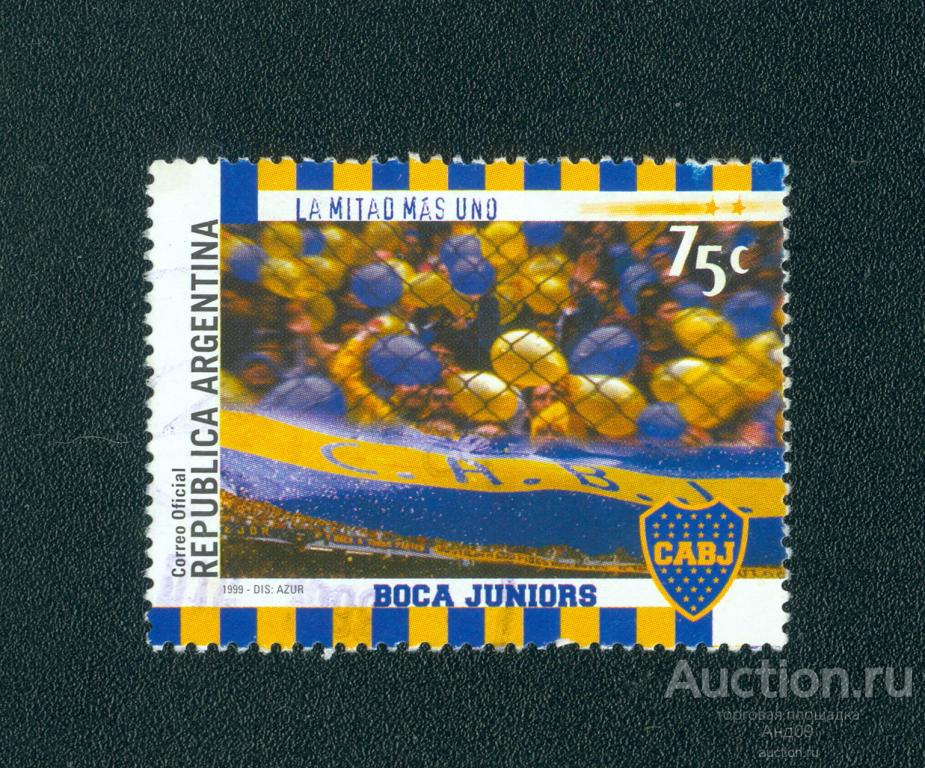 1999 г. Аргентина - Футбольные клубы Аргентины (0260е)