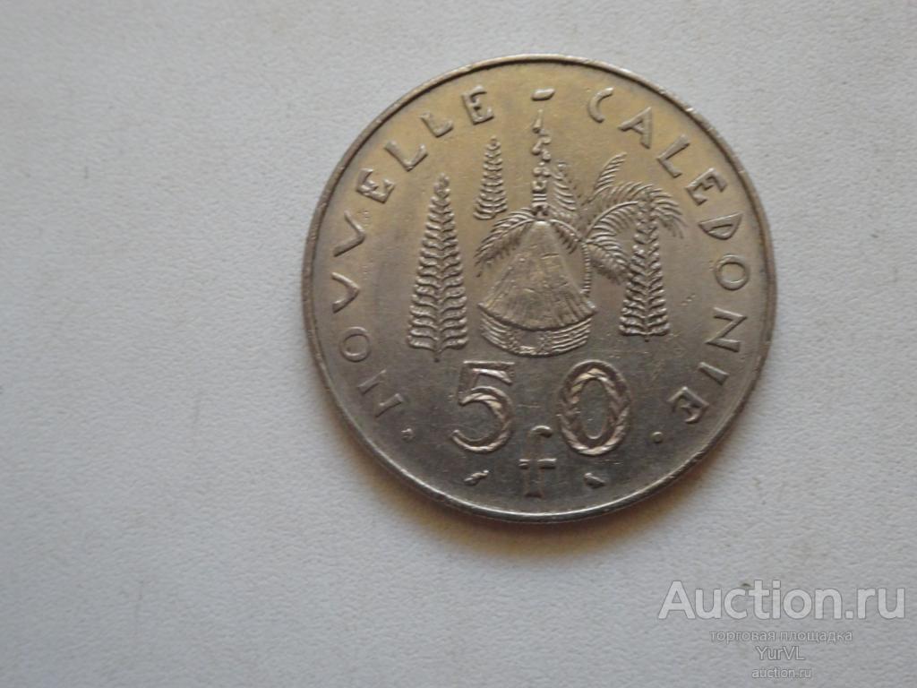 Новая Каледония 50 франков 1972 года. Хижина.