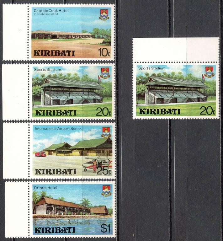 ❤1980 Кирибати Mi 358-362 (Полная серия без Mi 361) MNH OG