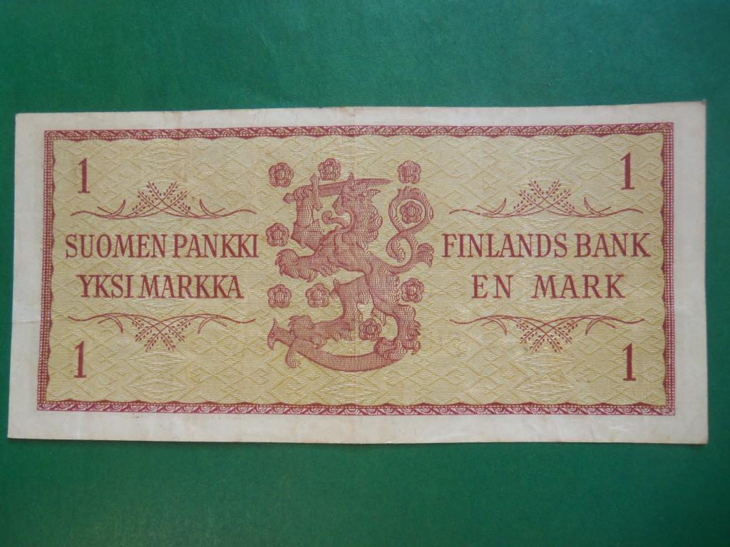 Финляндия 1 марка 1963 г.