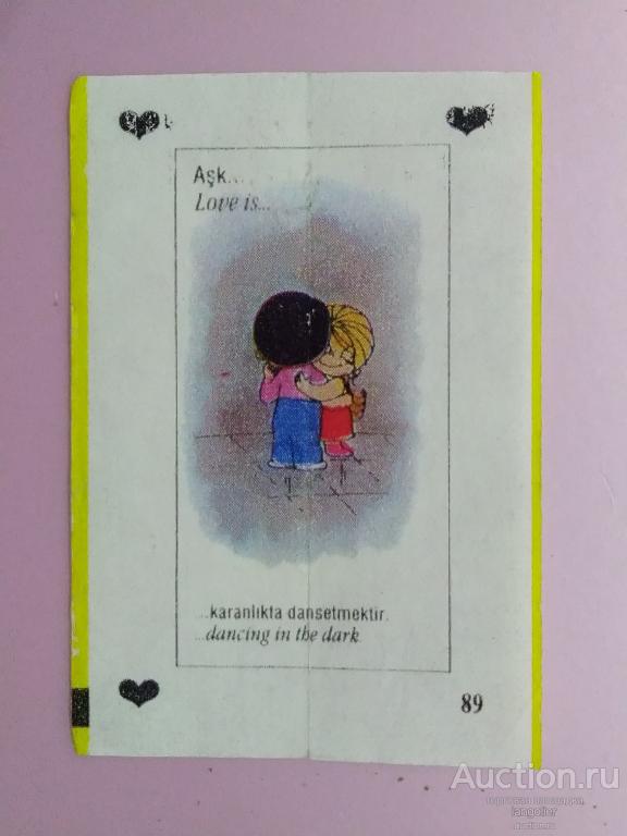 Вкладыш от жевательной резинки Love is... (1993, 2 Series) #089
