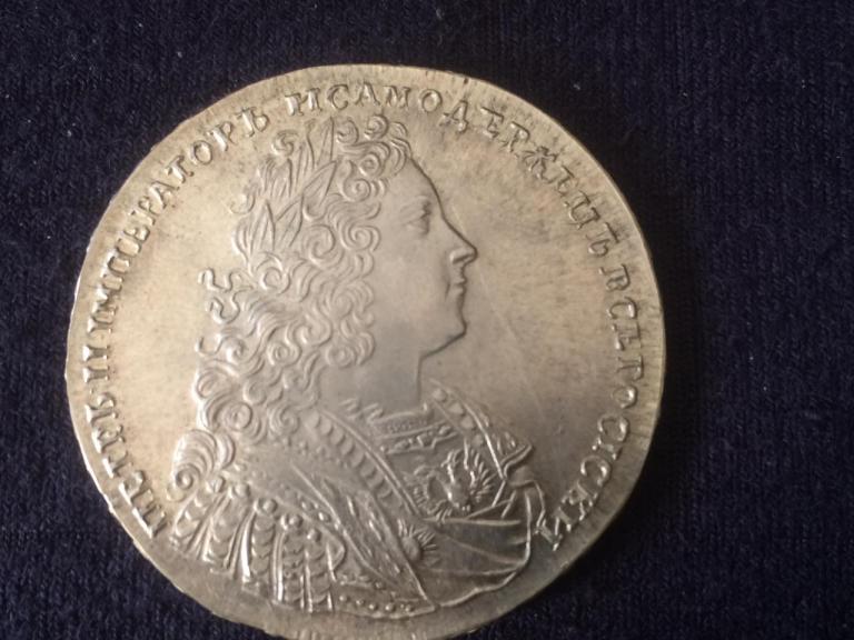 РУБЛЬ 1728 ГОДА.СЕРЕБРО.ЧЕКАН.СУПЕР КОПИЯ