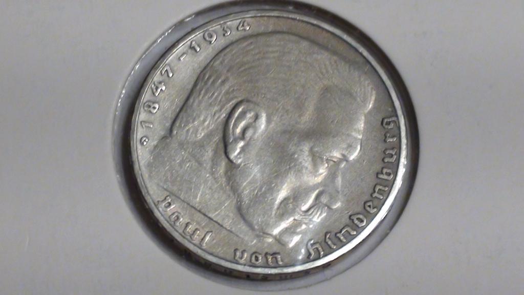 2 марки 1936 G Германия 3-рейх