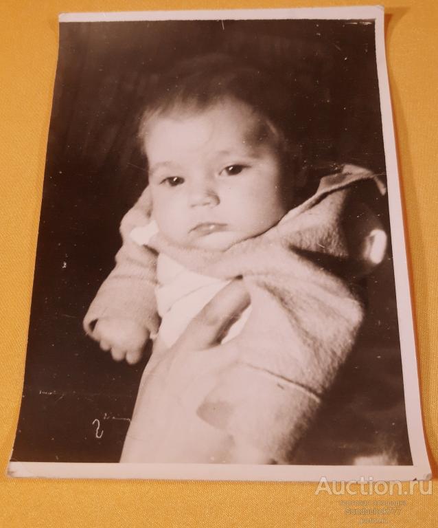 Девочка малышка. Ребёнок. Дети СССР на фото. 1960-е годы. 13 х 18 см.