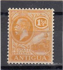 ANTIGUA  АНТИГУА  Георг V  № 48 1922 Сост* Наклейка!!
