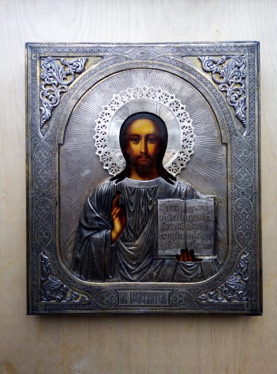 Вседержитель. Серебро 84 пр. 1880 год.
