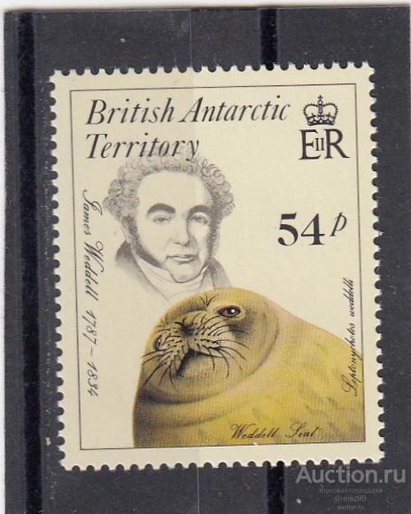 BAT  BRITISH ANTARCTIC АНТАРКТИКА  Фауна Котики № 131  1985 Сост**  MNH