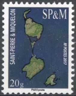 Сент-Пьер и Микелон, 2017, № 1267,  € 1 , MNH, полн., стандарты