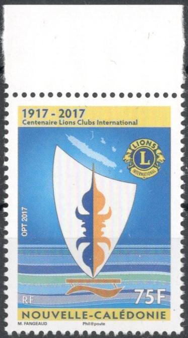 Новая Каледония, 2017, № 1726, € 1,4, MNH, полн.,100 лет международным ассоциациям Львов