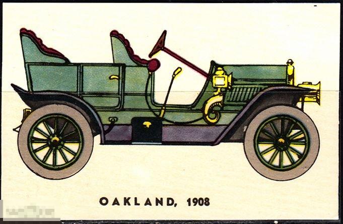 Календарик 1984 Легковые Ретро автомобили Окленд OAKLAND 1908 Литва Тираж 100 000 