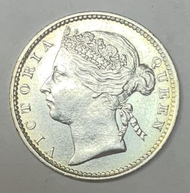 10 центов 1894 года Стрейтс-Сетлментс