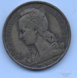 Мадагаскар 10 франков  1953г. 41_1_ 48