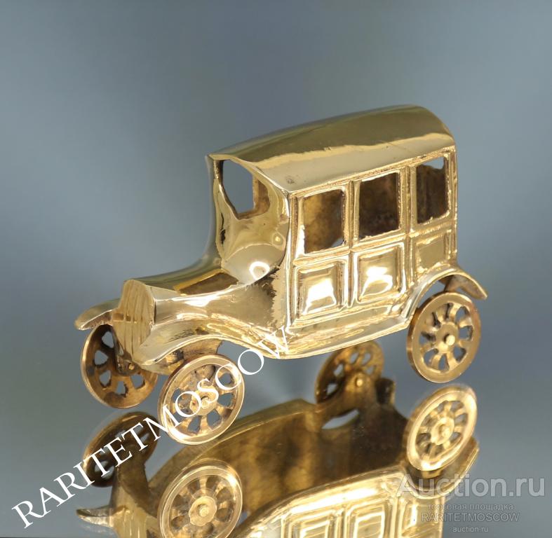 Машина автомобиль статуэтка фигурка бронза латунь Англия 7