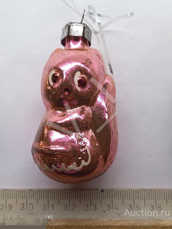 - Ёлочная игрушка белка белочка стекло СССР КЁИ№30 
