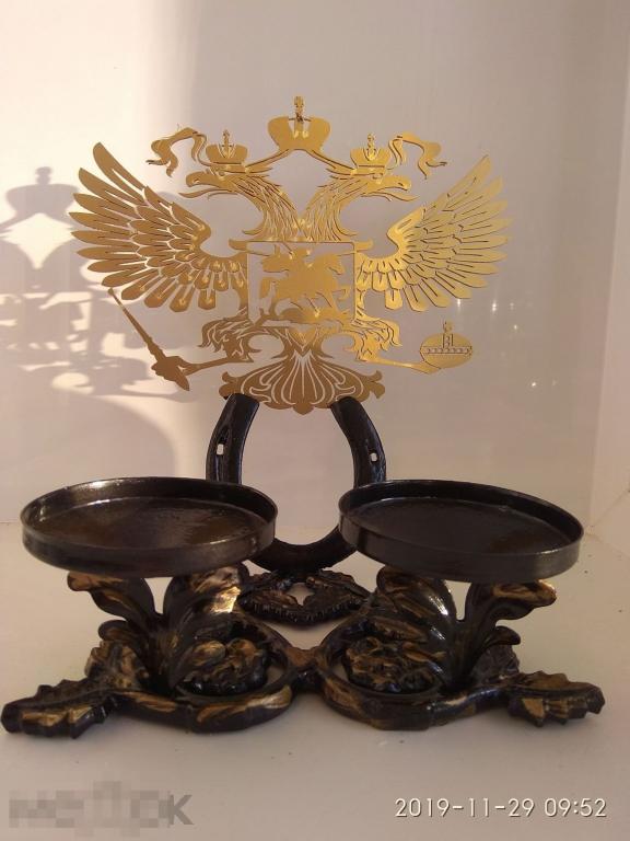 Спичечница &quot;Россия&quot; Настольный прибор. Герб России. Подарок мужчине 