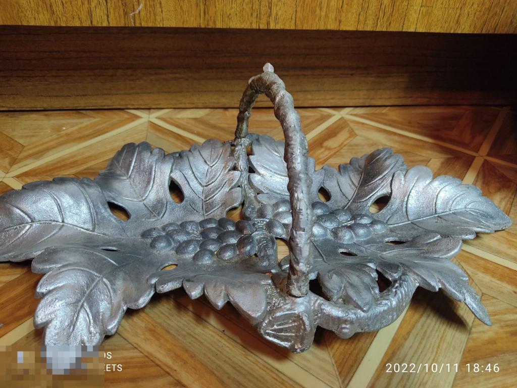 Поднос, конфетница, фруктовница. СССР. Алюминий. Винтаж. 